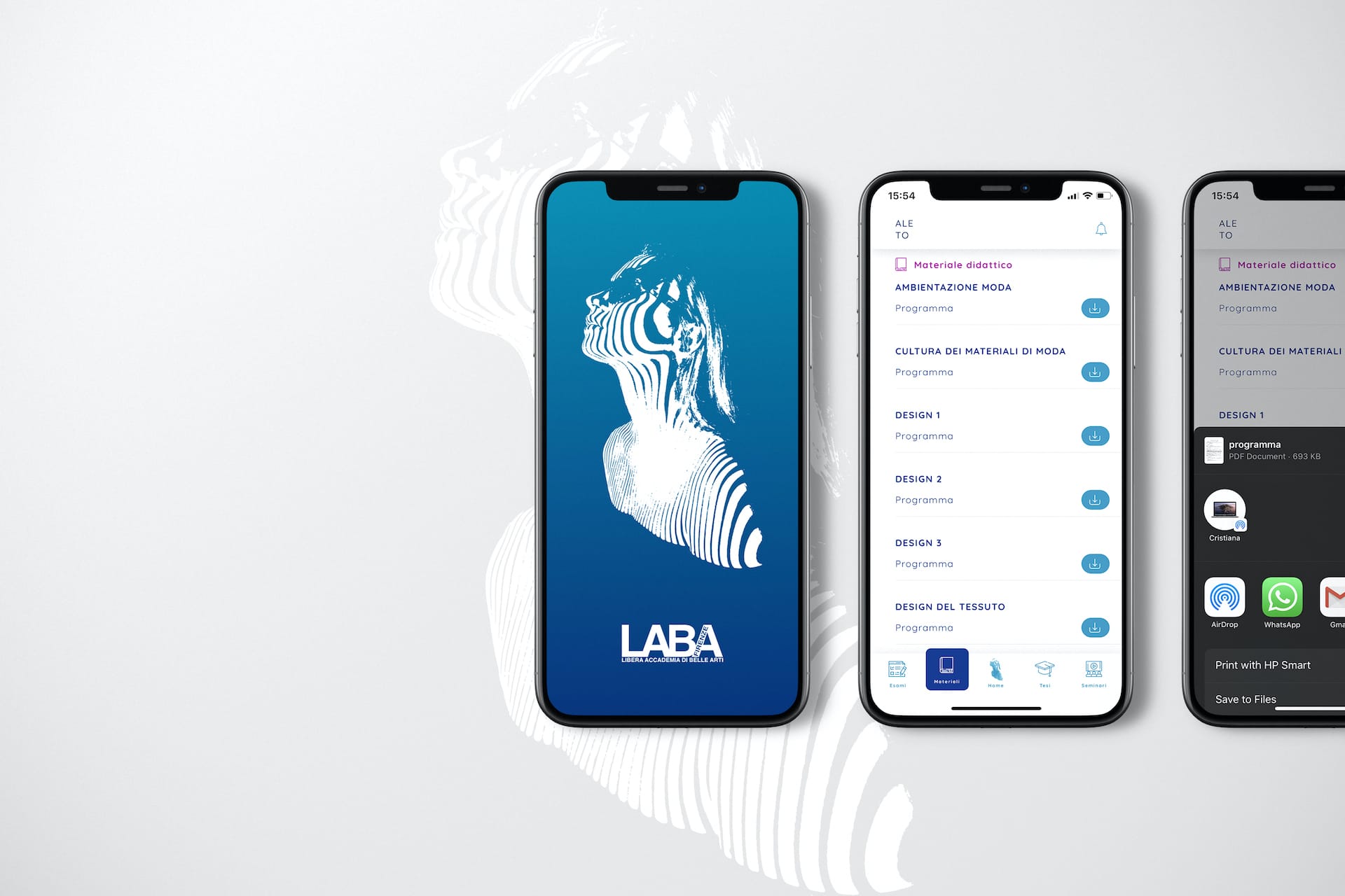 LABA Firenze app mobile cover